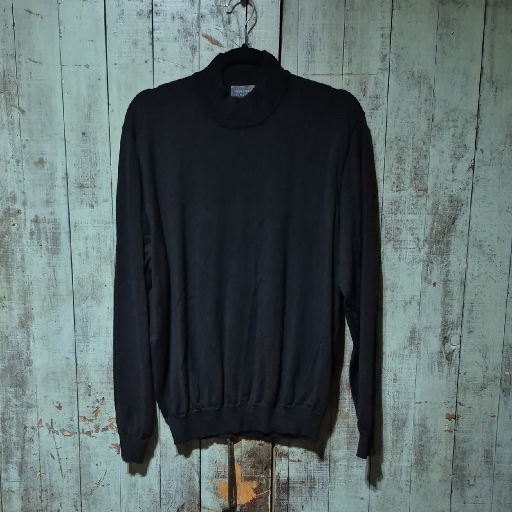 Mercer Street Studio Black Turtleneck Sweater